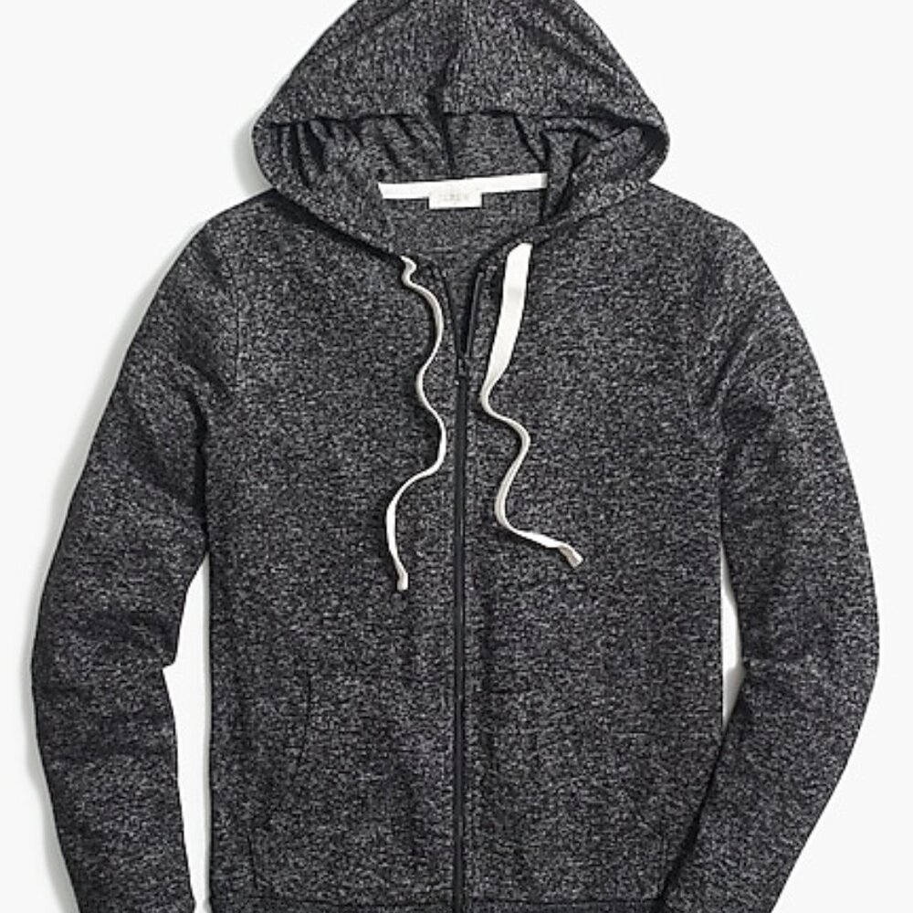 J. Crew Marled zip-up sweatshirt in signature cozy yarn Size XXS